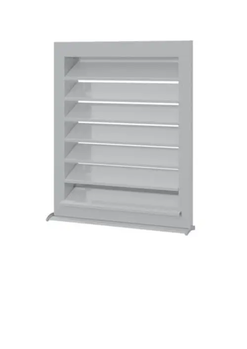 STIEBEL ELTRON Wetterschutzgitter LGWS 315 FHH SR für AWG-B, silber